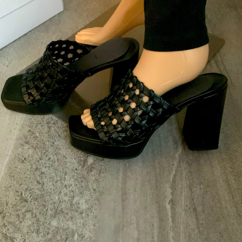 Marc Fischer black wedges. Wore one time.
